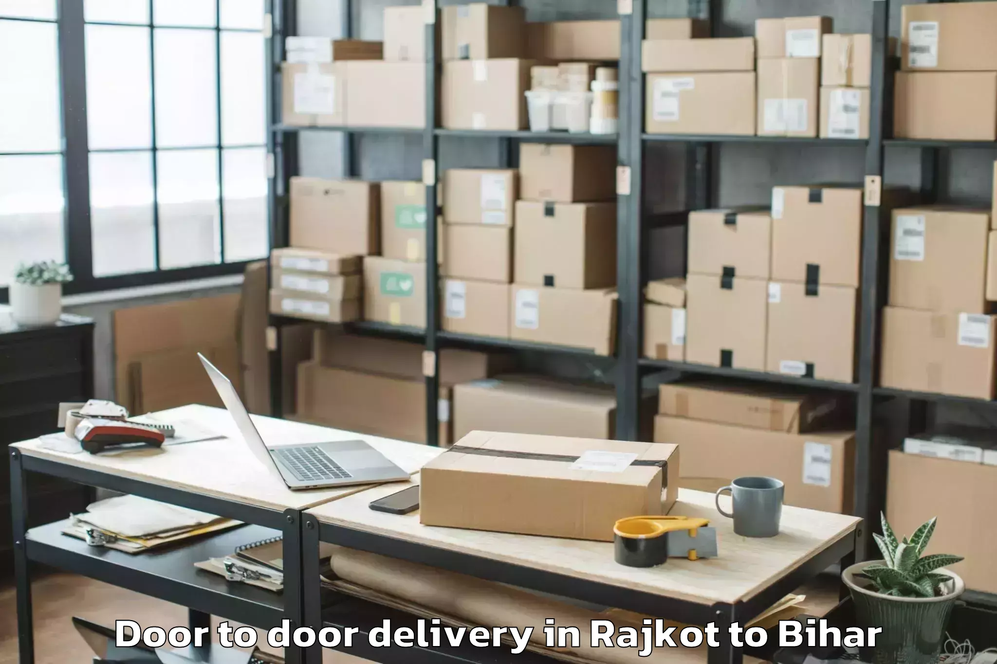 Get Rajkot to Lauriya Nandangarh Door To Door Delivery